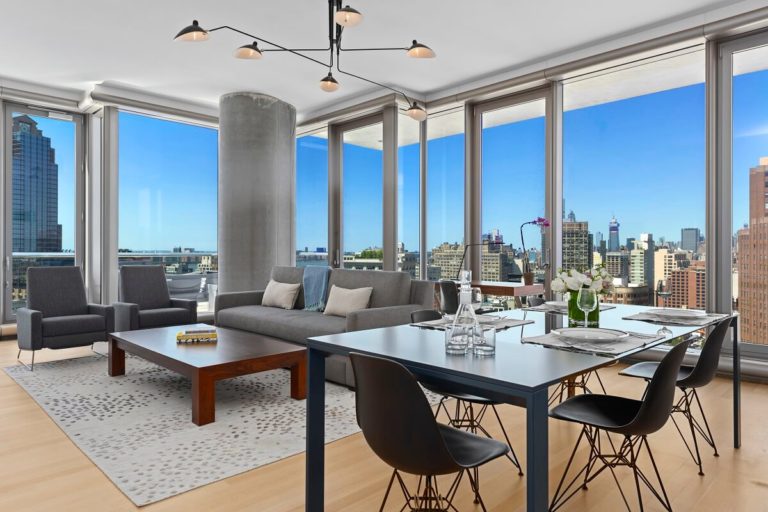 Residential interior at 56 Leonard in New York