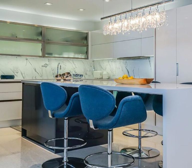 Contemporary kitchen at Roney Palace
